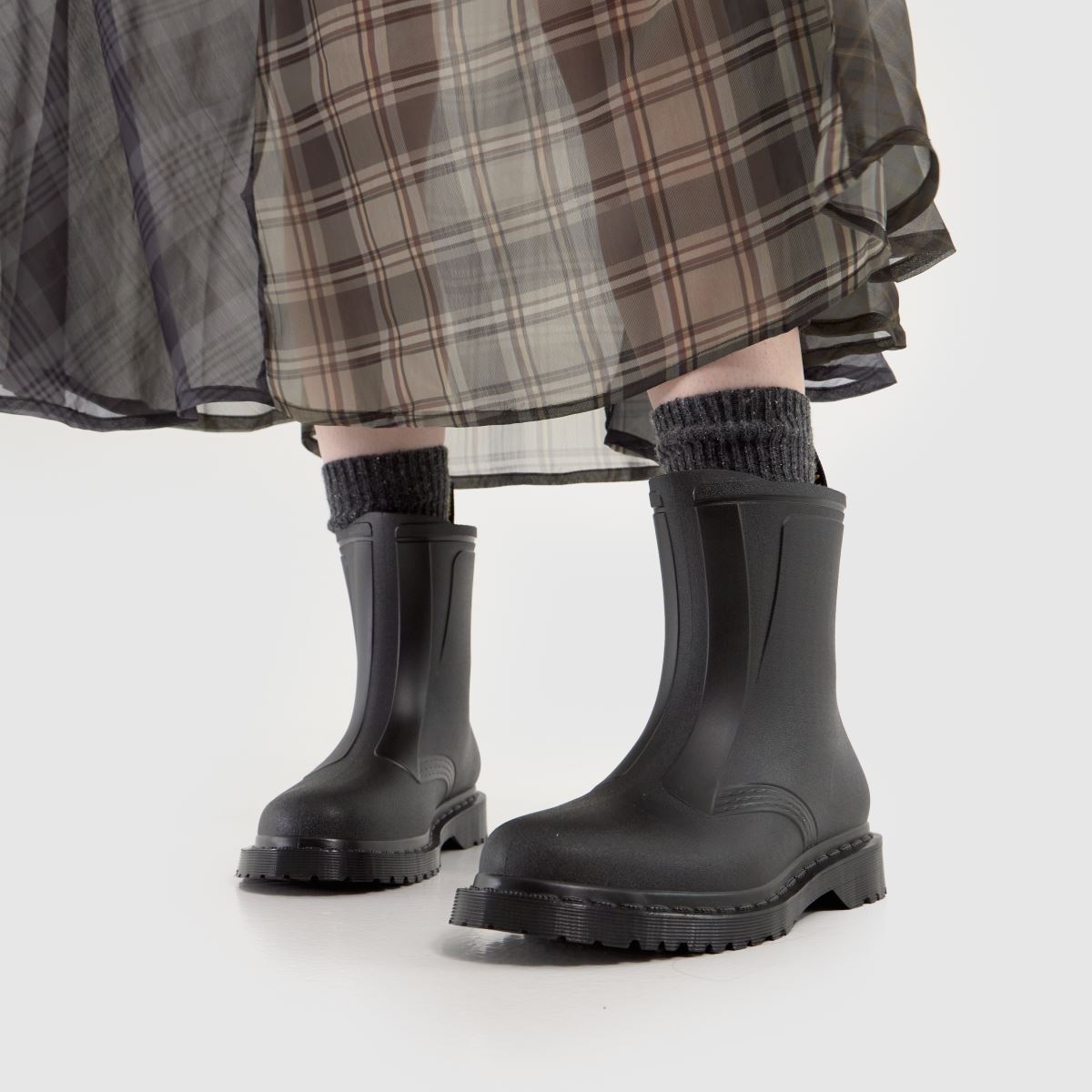 Dr Martens  1460 Rain Pull On in Black Dr Martens  1460 Rain Pull On in Black