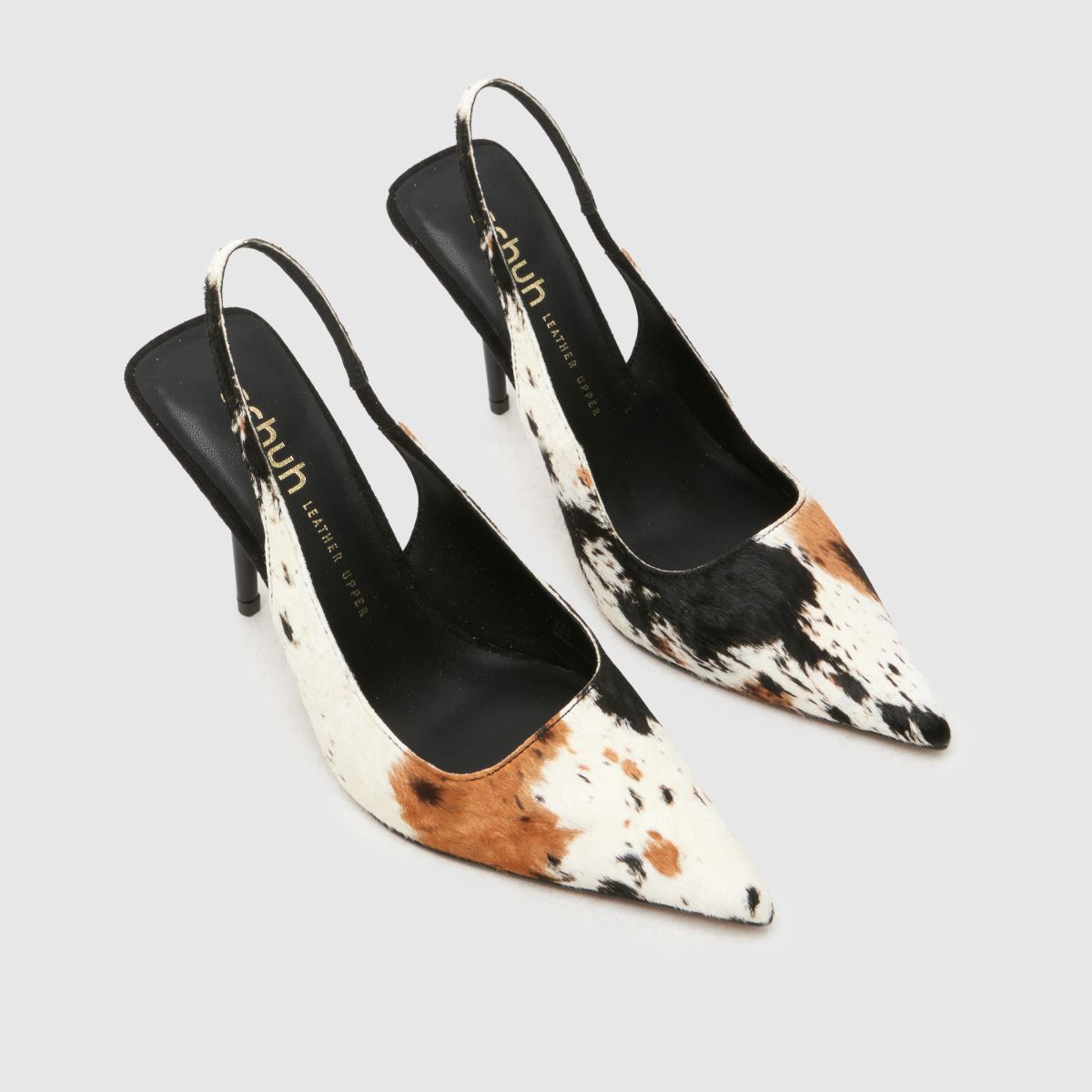 schuh  Sade Slingback Court in Brown & White schuh  Sade Slingback Court in Brown & White