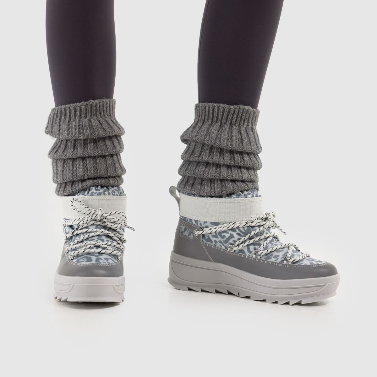 PAJAR  Galaxy Mini Sherpa Snow in Silver Multi PAJAR  Galaxy Mini Sherpa Snow in Silver Multi