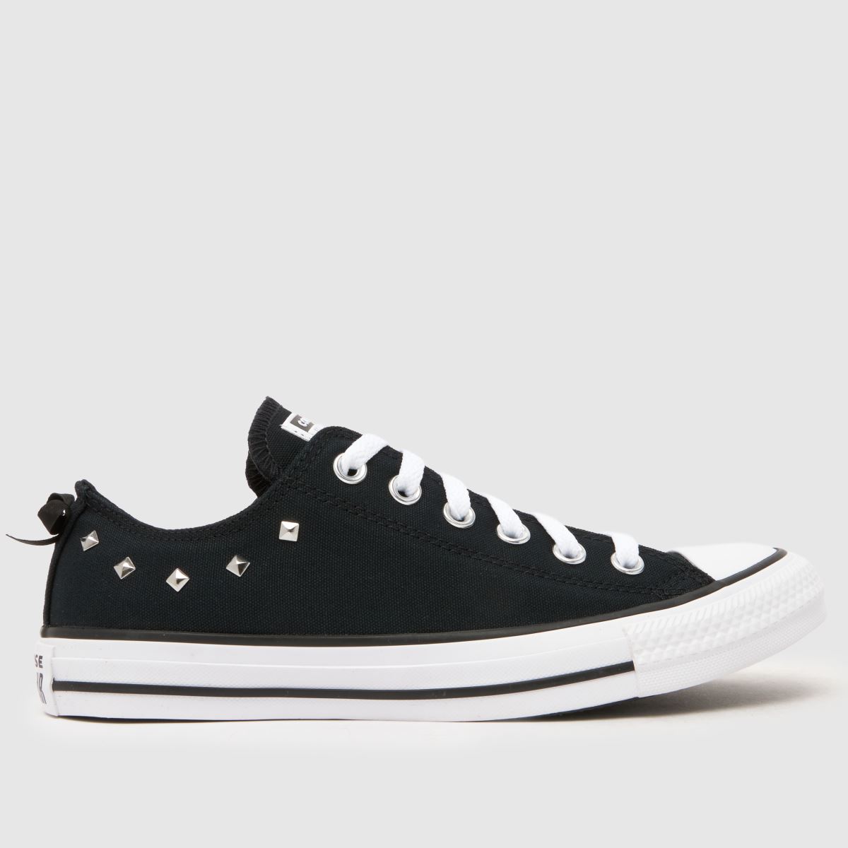Converse  All Star Ox Stud in Black & White Converse  All Star Ox Stud in Black & White