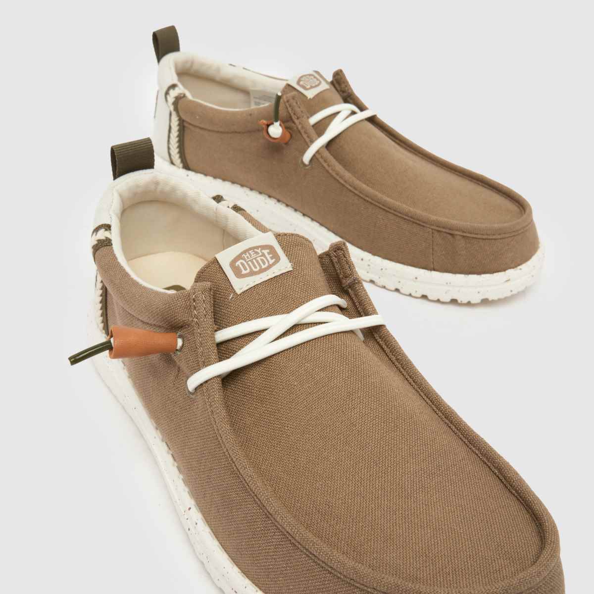 HEYDUDE  Wally Craft Linen in Brown Multi HEYDUDE  Wally Craft Linen in Brown Multi