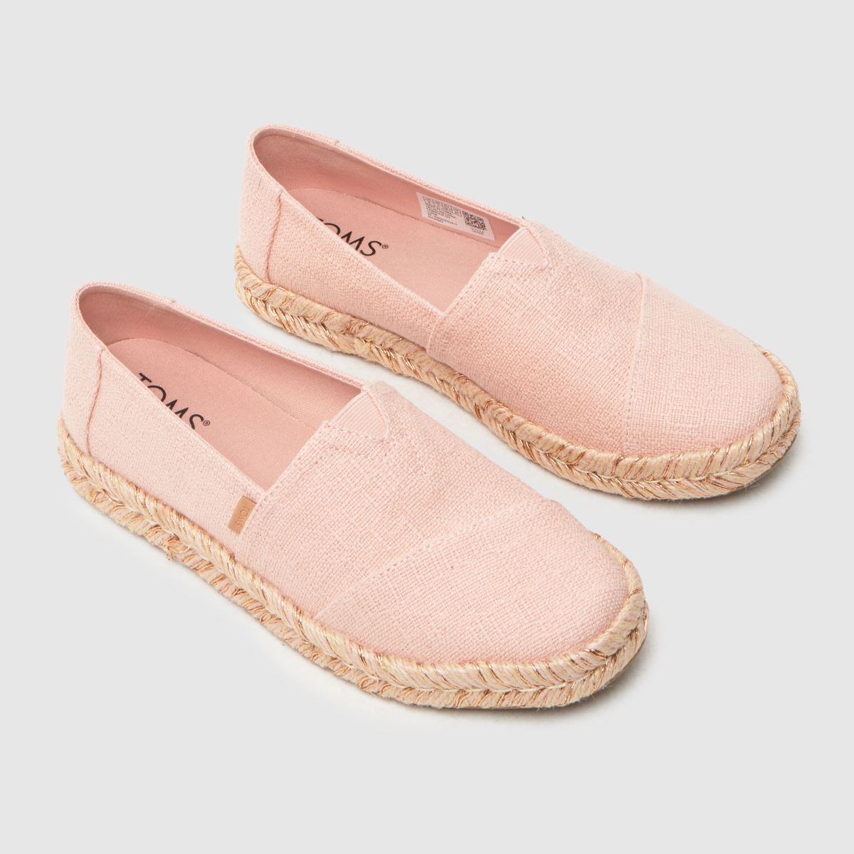 TOMS  Alpargata Rope 2.0 in Pale Pink TOMS  Alpargata Rope 2.0 in Pale Pink