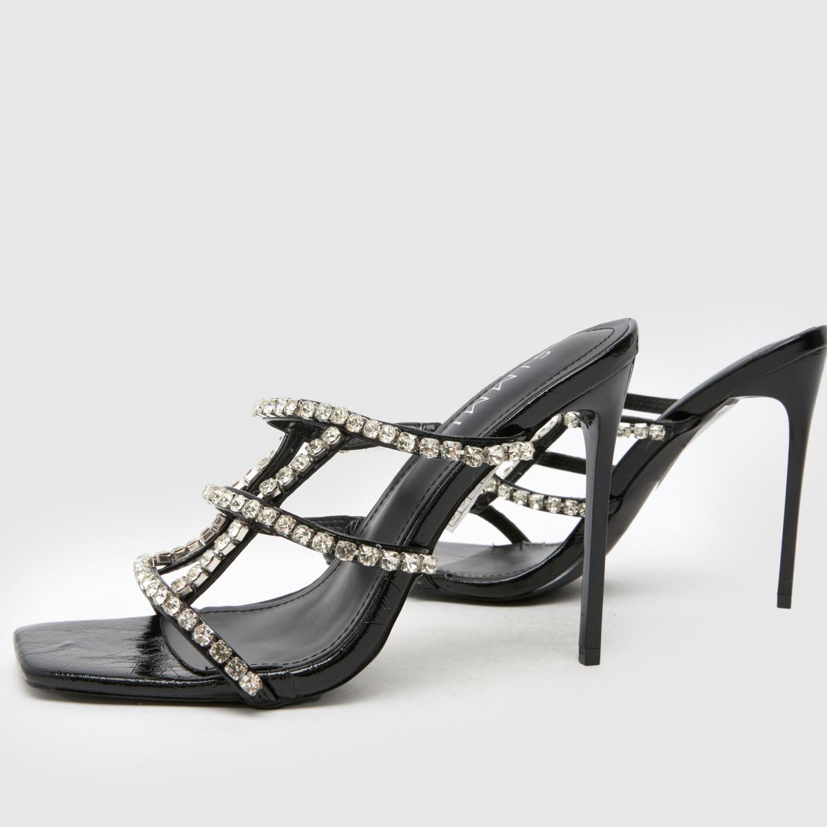 SIMMI  Leisa Diamante Mule in Black SIMMI  Leisa Diamante Mule in Black