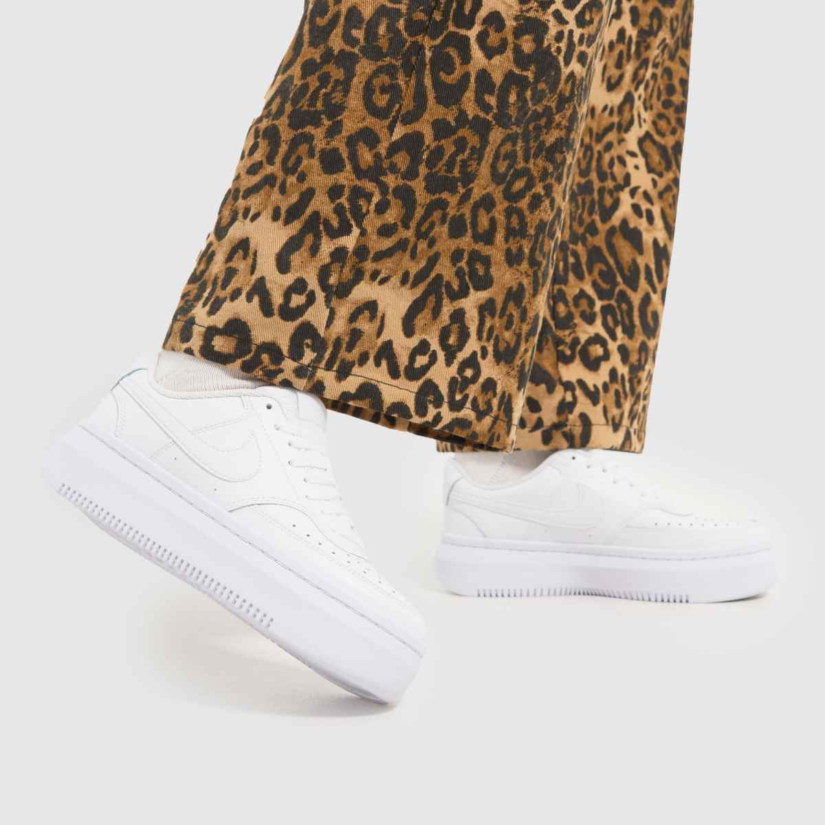 Nike  Court Vision Alta in White Nike  Court Vision Alta in White