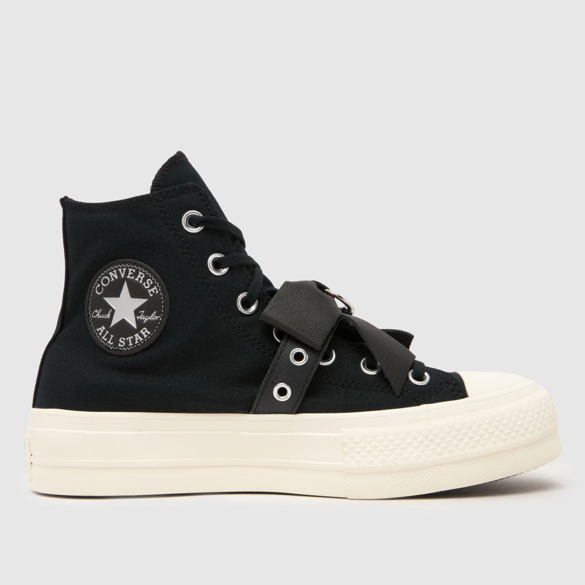 Converse  All Star Lift Hi Bow Stud in Black Converse  All Star Lift Hi Bow Stud in Black