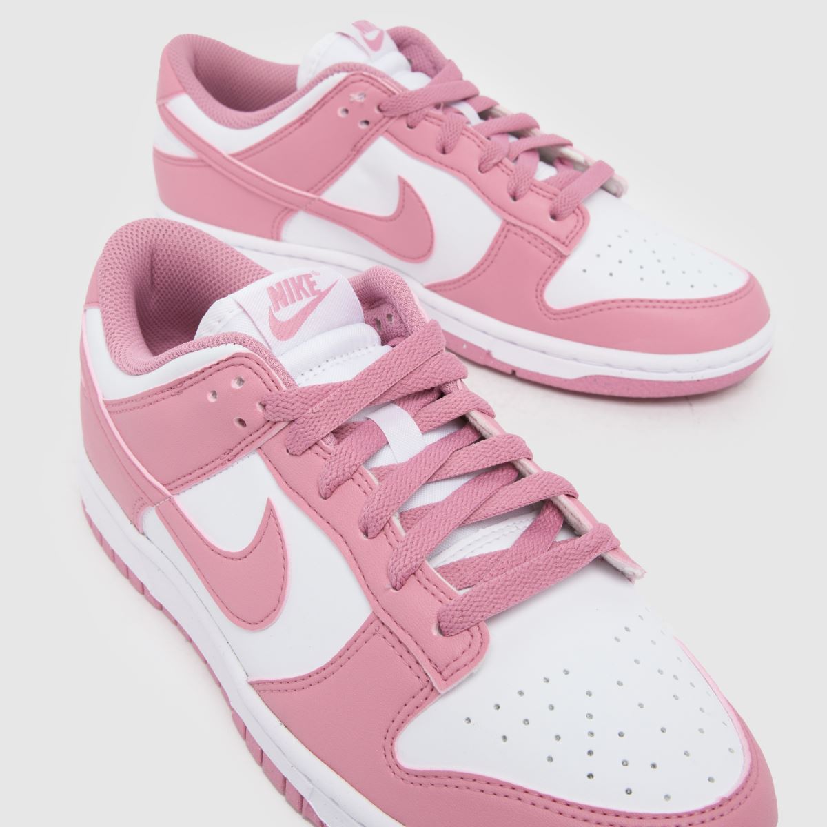 Nike  Dunk in White & Pink Nike  Dunk in White & Pink