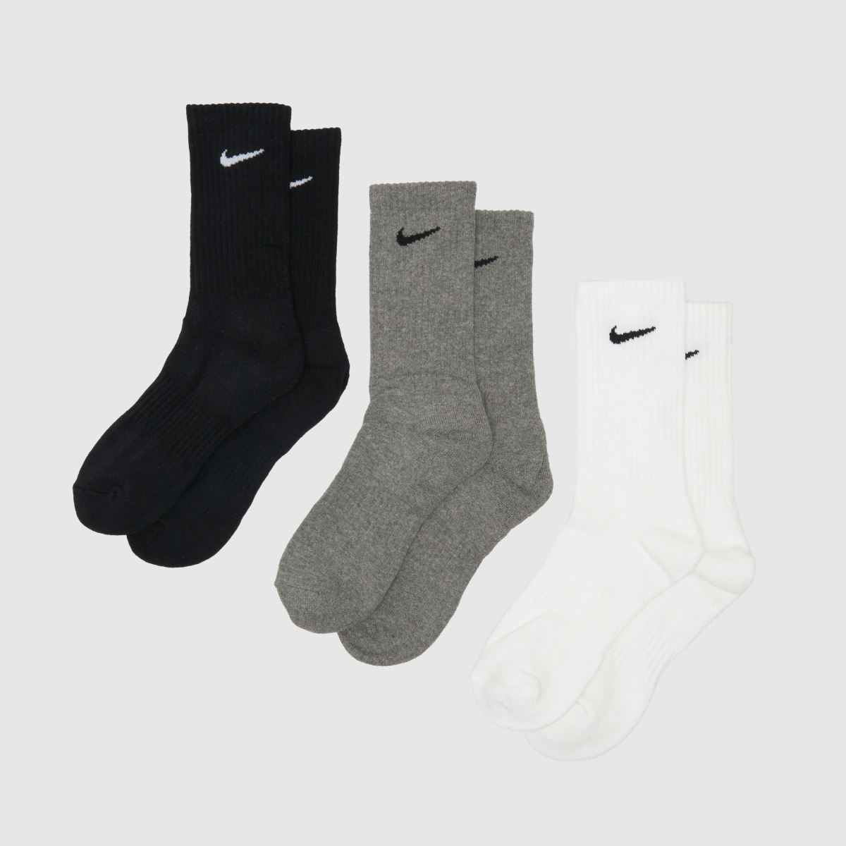Nike  Crew Socks 3 Pack in Multi Nike  Crew Socks 3 Pack in Multi