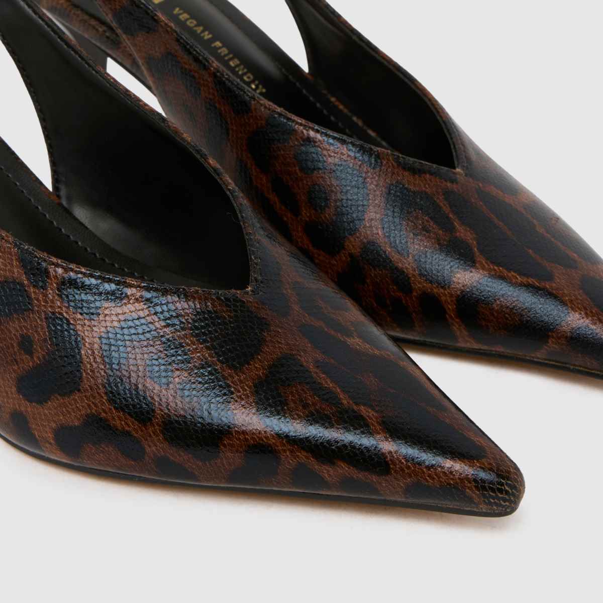 schuh  Sage Buckle Slingback Court in Brown Multi schuh  Sage Buckle Slingback Court in Brown Multi