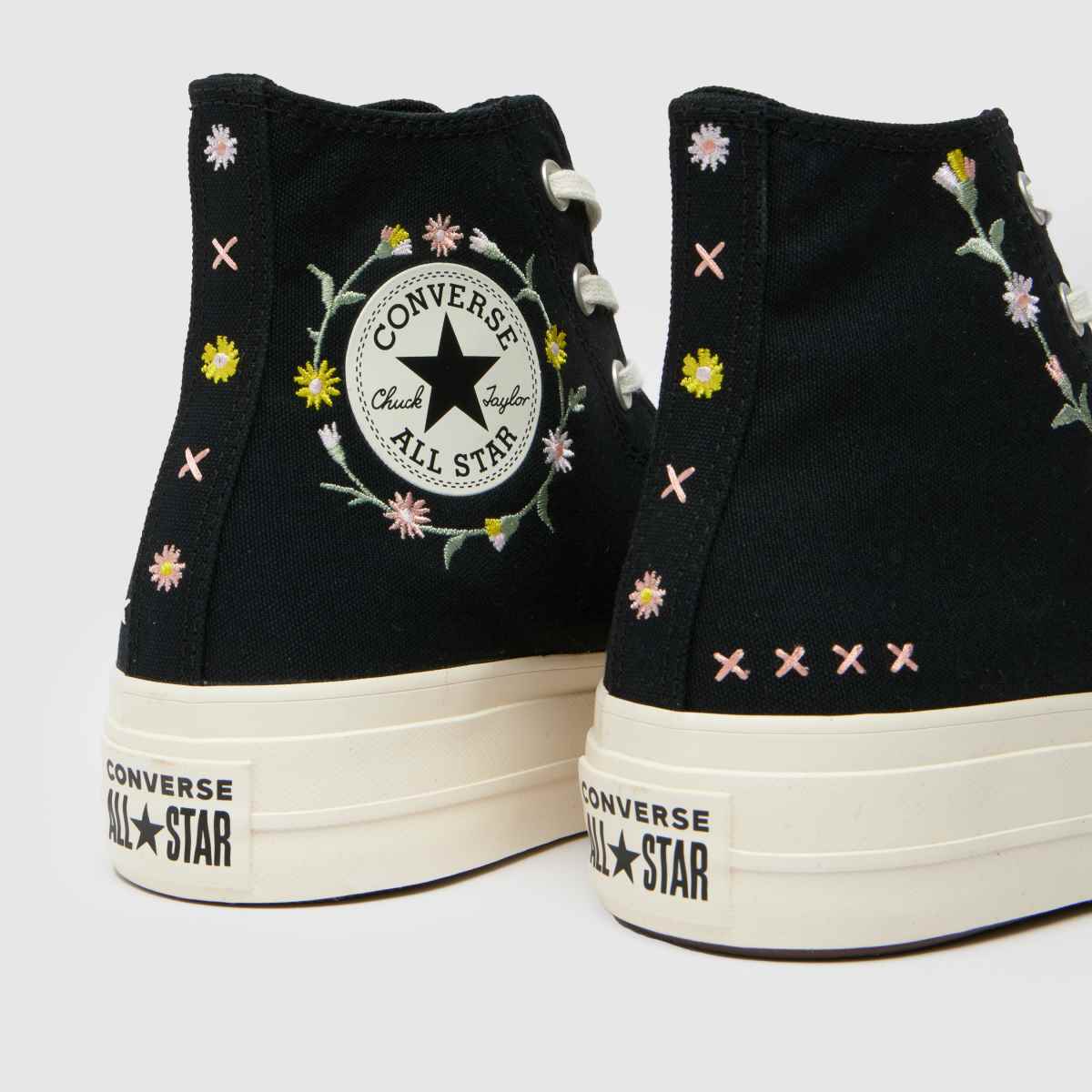 Converse  All Star Lift Hi in Black Multi Converse  All Star Lift Hi in Black Multi