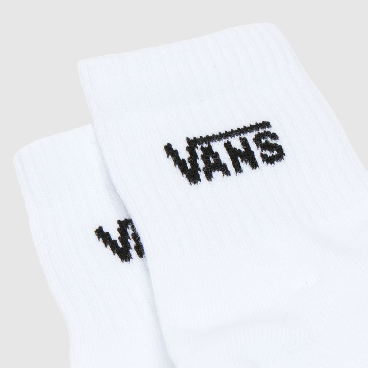 Vans  Half Crew Sock 3 Pack in White & Black Vans  Half Crew Sock 3 Pack in White & Black