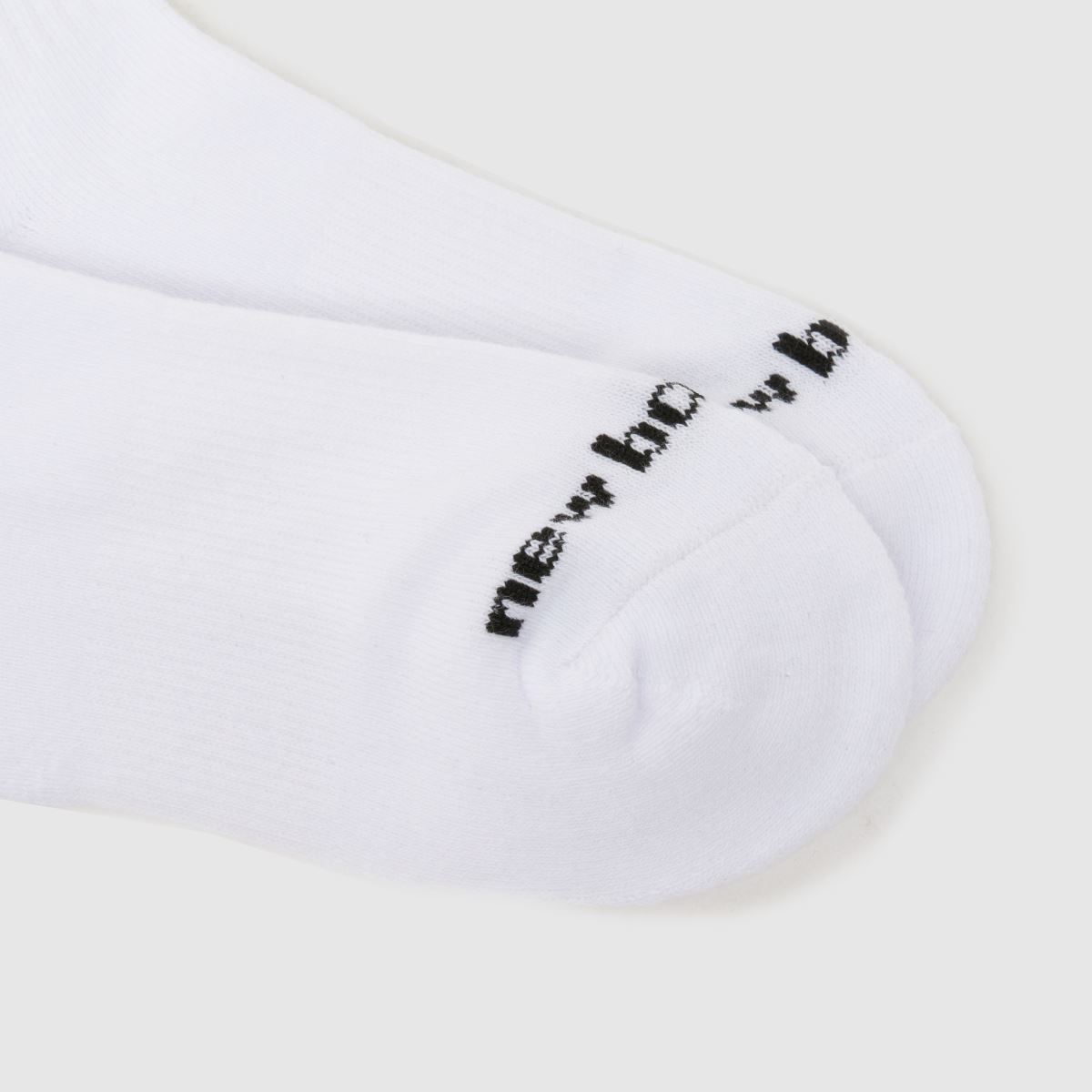 New Balance  Patch Logo Ankle Socks 3PK in White New Balance  Patch Logo Ankle Socks 3PK in White