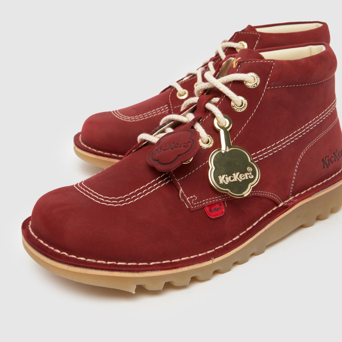 Kickers Classics  Kick Hi Goldie in Red Kickers Classics  Kick Hi Goldie in Red