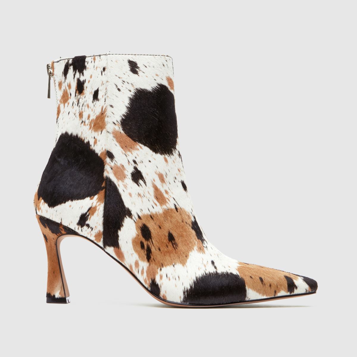 schuh  Bambi Point Heel in Brown & White schuh  Bambi Point Heel in Brown & White