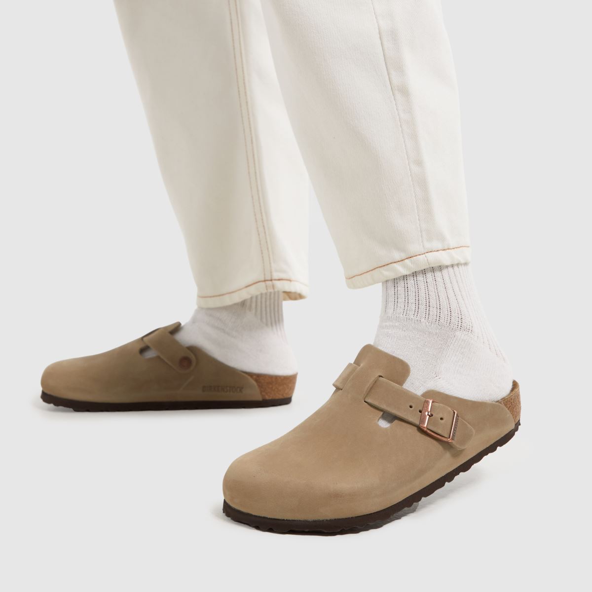 BIRKENSTOCK  Boston Clog in Tobacco Brown BIRKENSTOCK  Boston Clog in Tobacco Brown