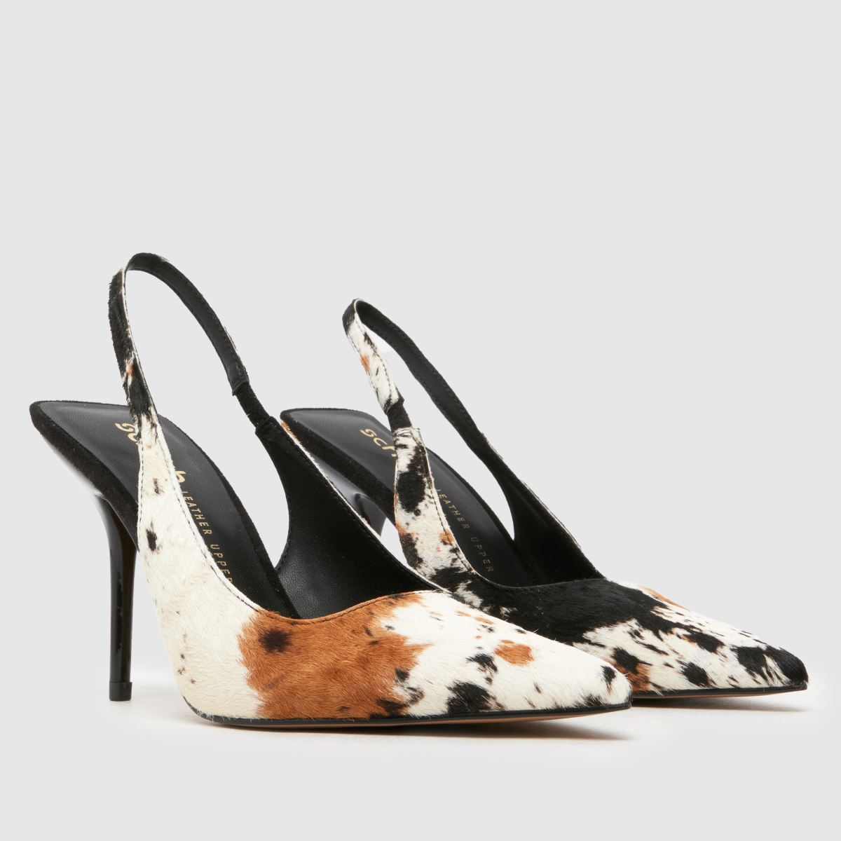schuh  Sade Slingback Court in Brown & White schuh  Sade Slingback Court in Brown & White