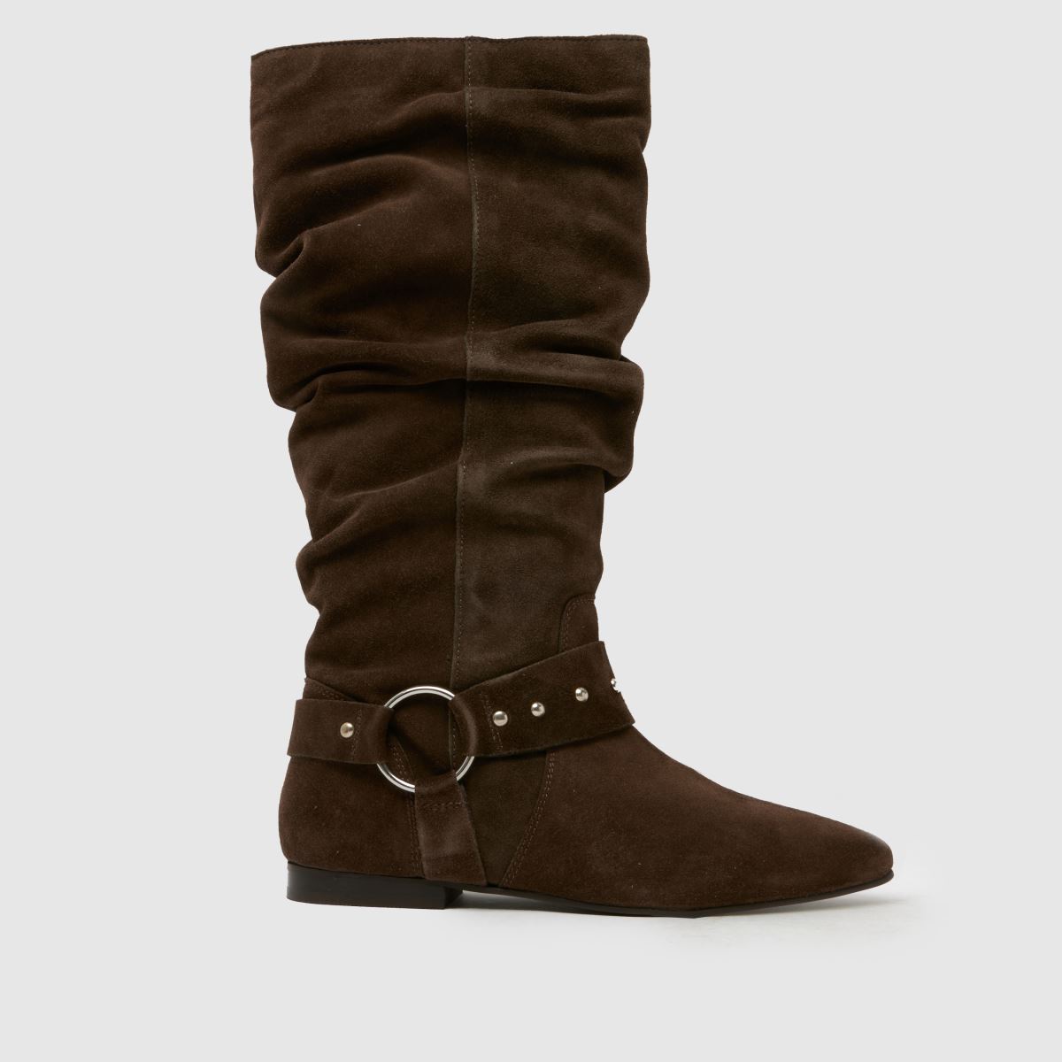 schuh  Dallis Suede Stud Pixie in Brown schuh  Dallis Suede Stud Pixie in Brown
