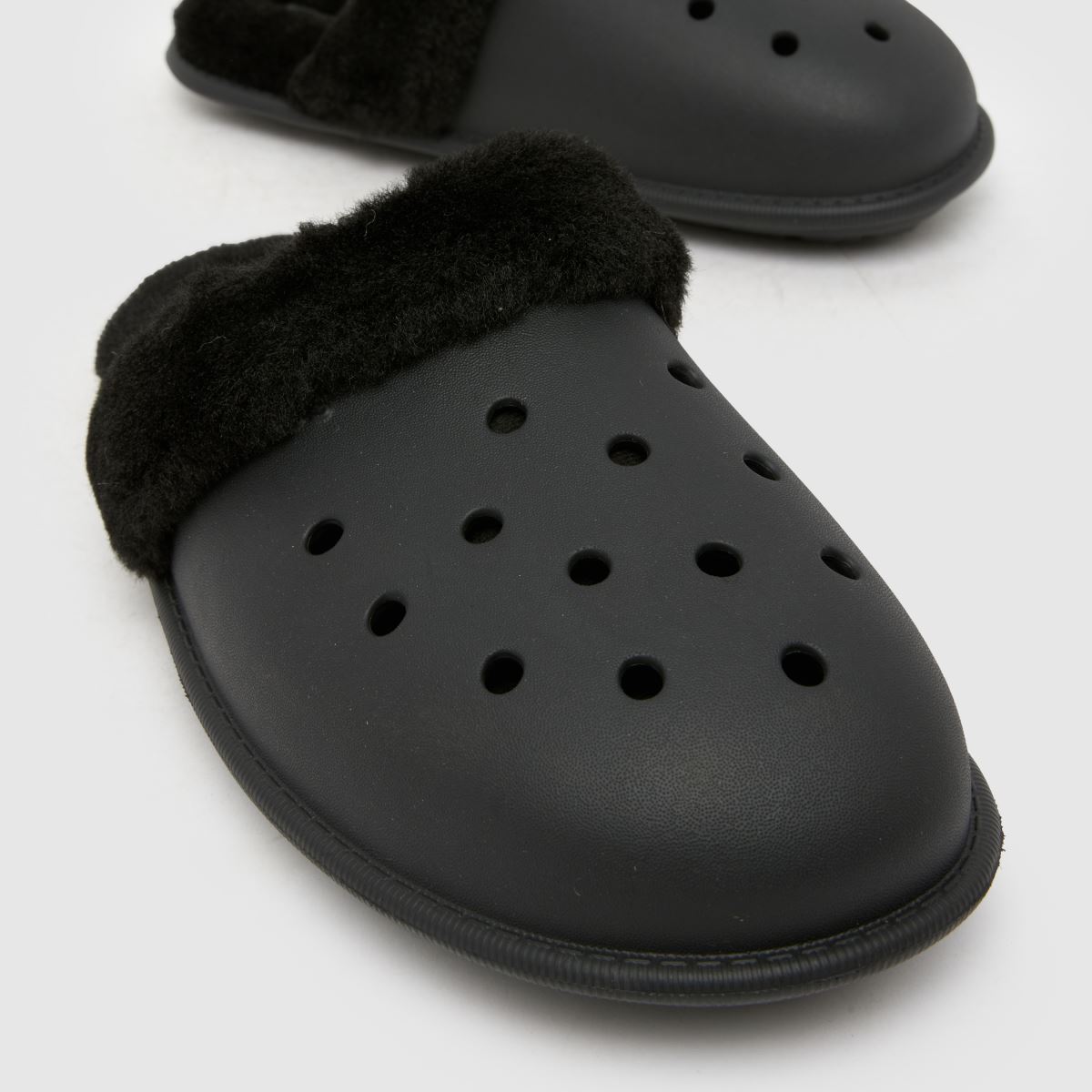 Crocs  Classic Fuzz in Black Crocs  Classic Fuzz in Black