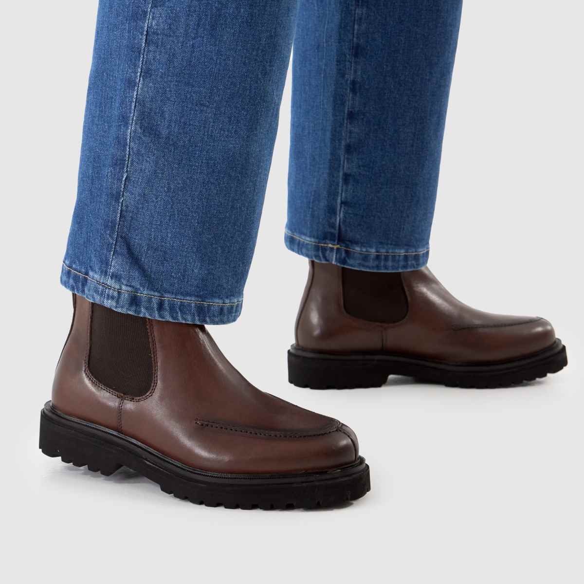 schuh  Dustin Leather Chelsea in Brown schuh  Dustin Leather Chelsea in Brown