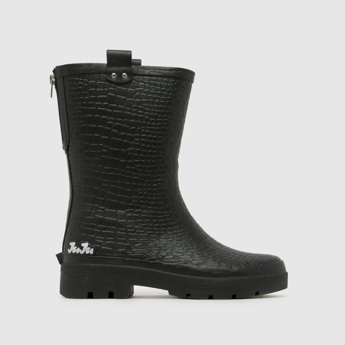 JUJU JELLIES  Croc Wellie in Black JUJU JELLIES  Croc Wellie in Black