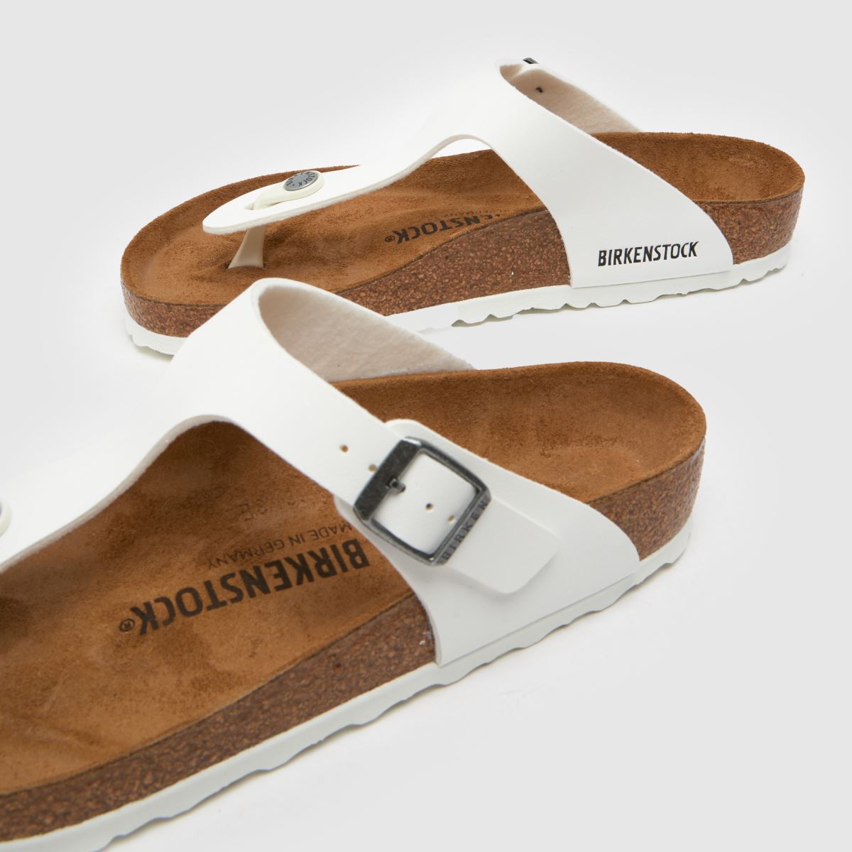 BIRKENSTOCK  Gizeh in White BIRKENSTOCK  Gizeh in White
