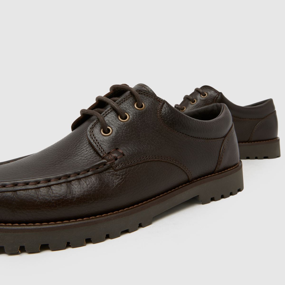 schuh  Penn Leather Boat in Dark Brown schuh  Penn Leather Boat in Dark Brown