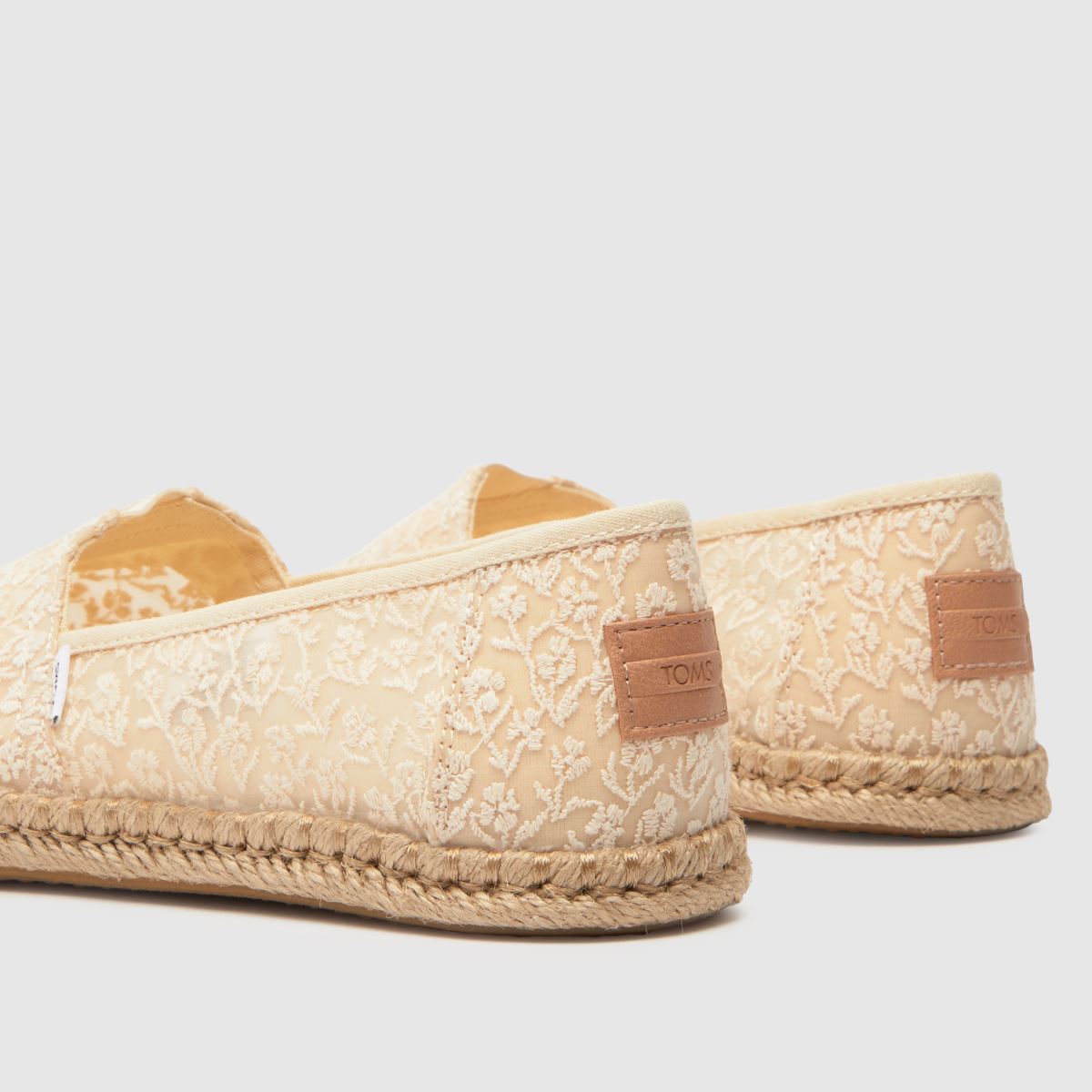 TOMS  Alpargata Floral Lace in Natural TOMS  Alpargata Floral Lace in Natural