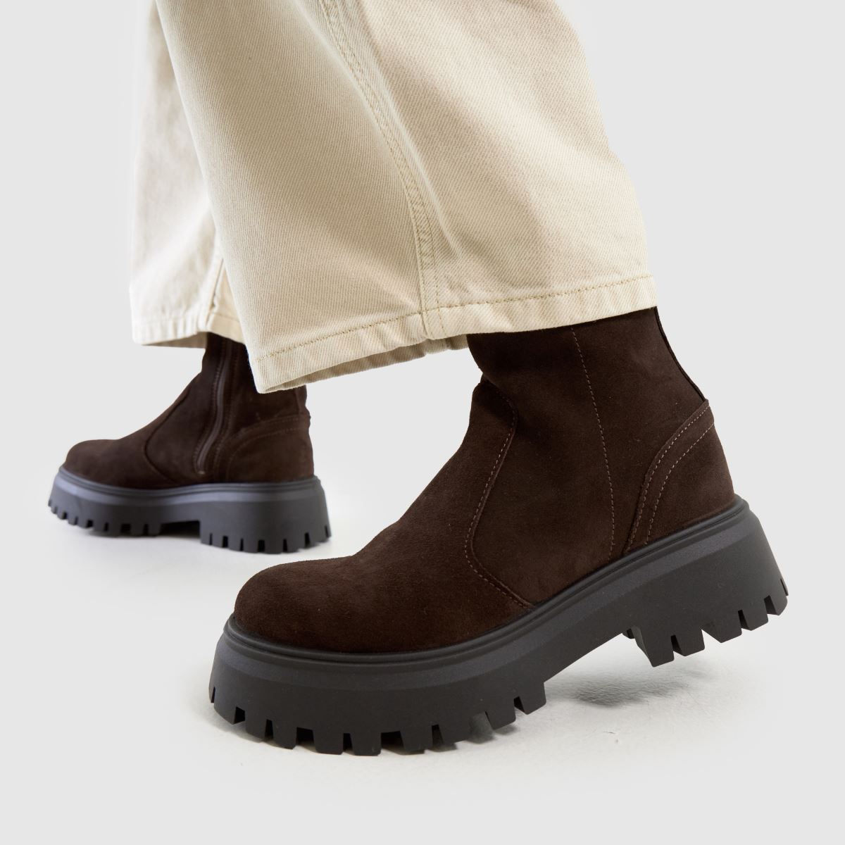 schuh  Ander Suede Chunky in Brown schuh  Ander Suede Chunky in Brown