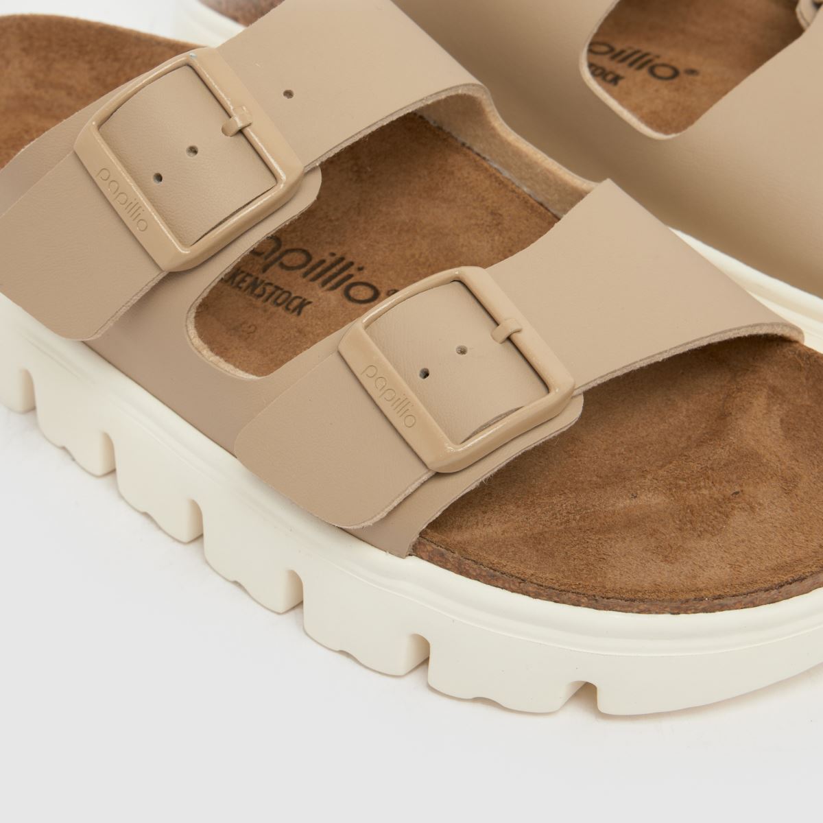 BIRKENSTOCK  Arizona Papillio Chunky in Natural BIRKENSTOCK  Arizona Papillio Chunky in Natural