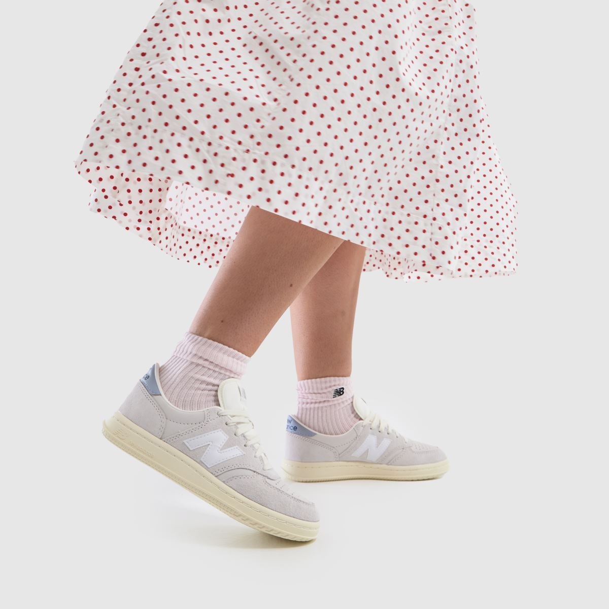 New Balance  T500 in White & Blue New Balance  T500 in White & Blue