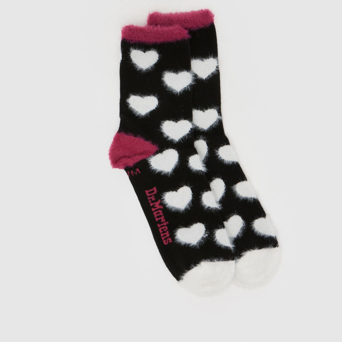 Dr Martens  Faux Fur Socks 1 PK in Black Multi Dr Martens  Faux Fur Socks 1 PK in Black Multi