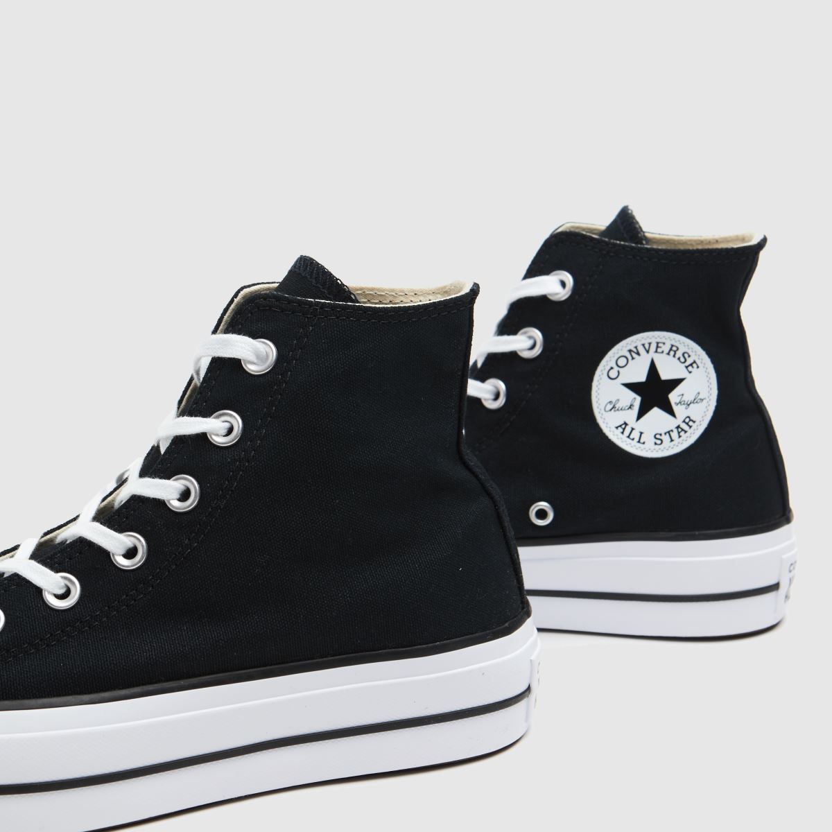 Converse  All Star Lift Hi in Black Converse  All Star Lift Hi in Black