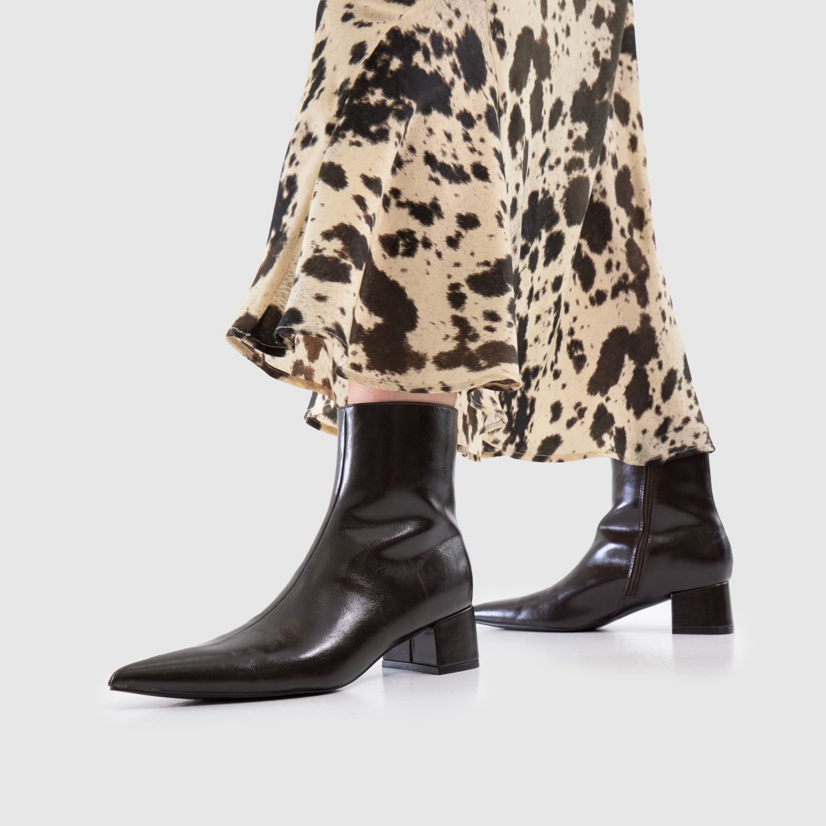 schuh  Bridgit Block Point in Brown schuh  Bridgit Block Point in Brown