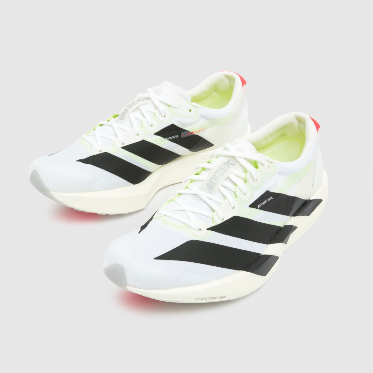 adidas  Adizero Adios 9 in White & Black adidas  Adizero Adios 9 in White & Black