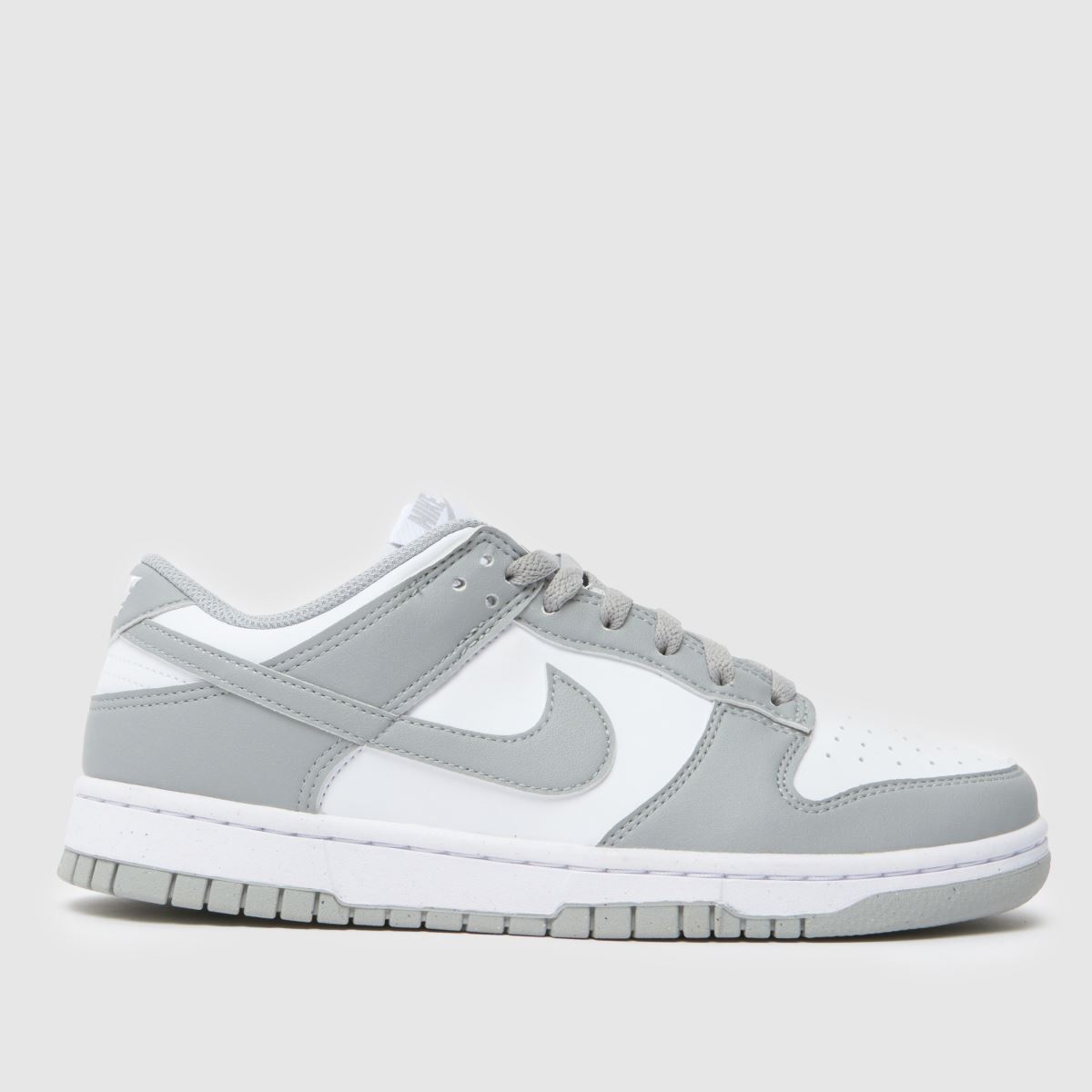 Nike  Dunk Low in White & grey Nike  Dunk Low in White & grey