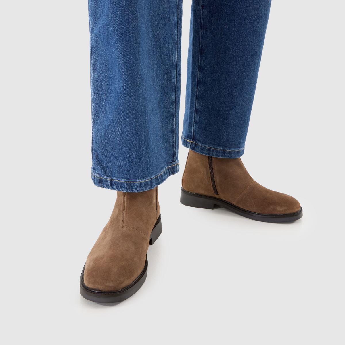 schuh  Dario Suede Square Toe in Tan schuh  Dario Suede Square Toe in Tan