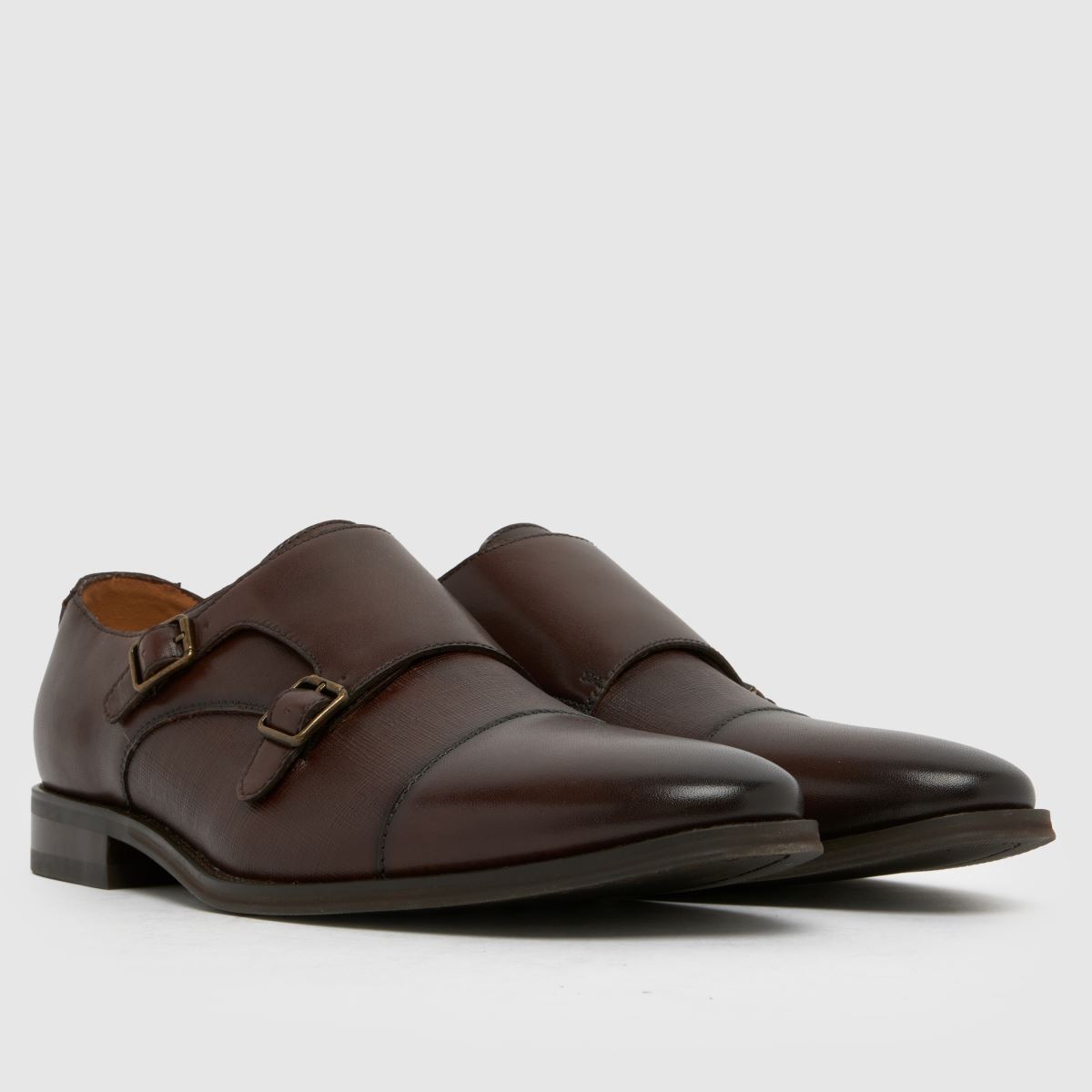 schuh  Rocky Leather Monk in Brown schuh  Rocky Leather Monk in Brown