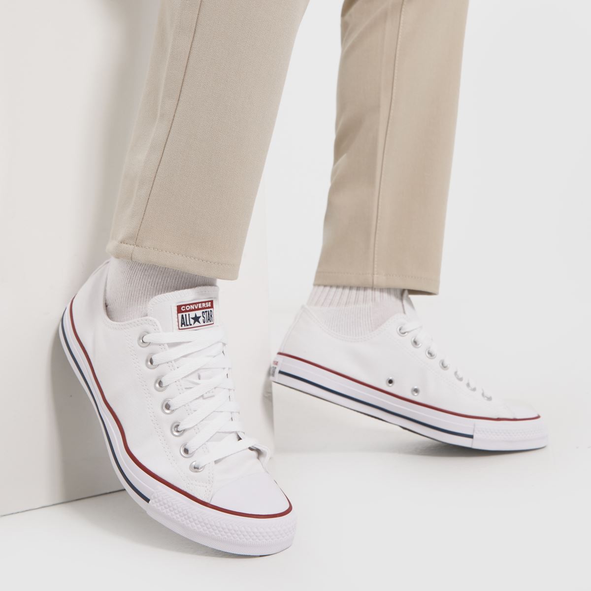 Converse  All Star Ox in White Converse  All Star Ox in White