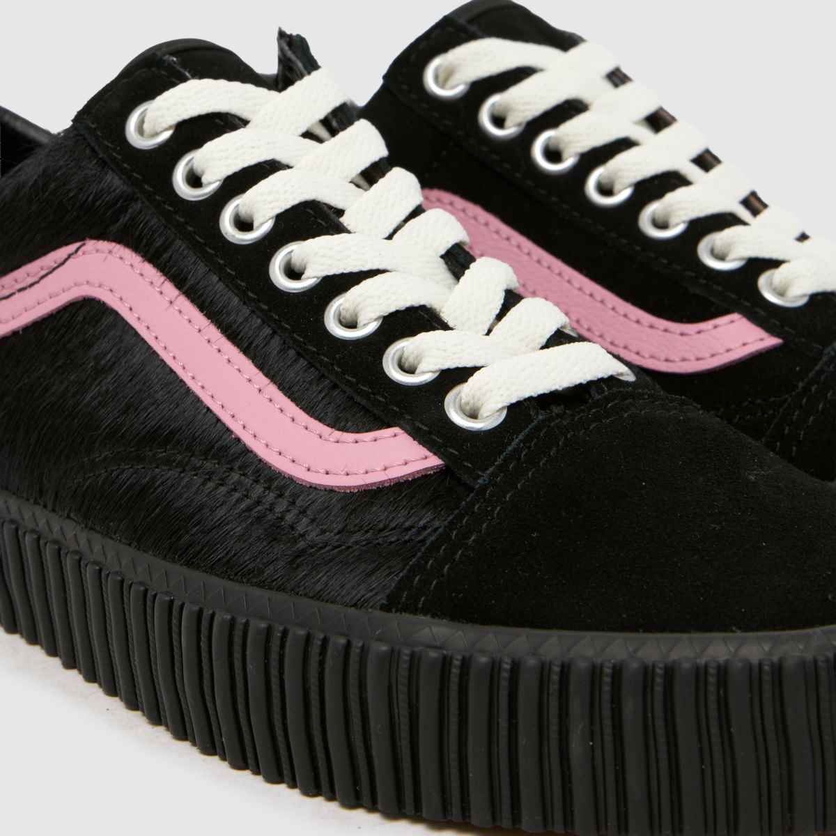 Vans  Old Skool Creeper in Black & pink Vans  Old Skool Creeper in Black & pink