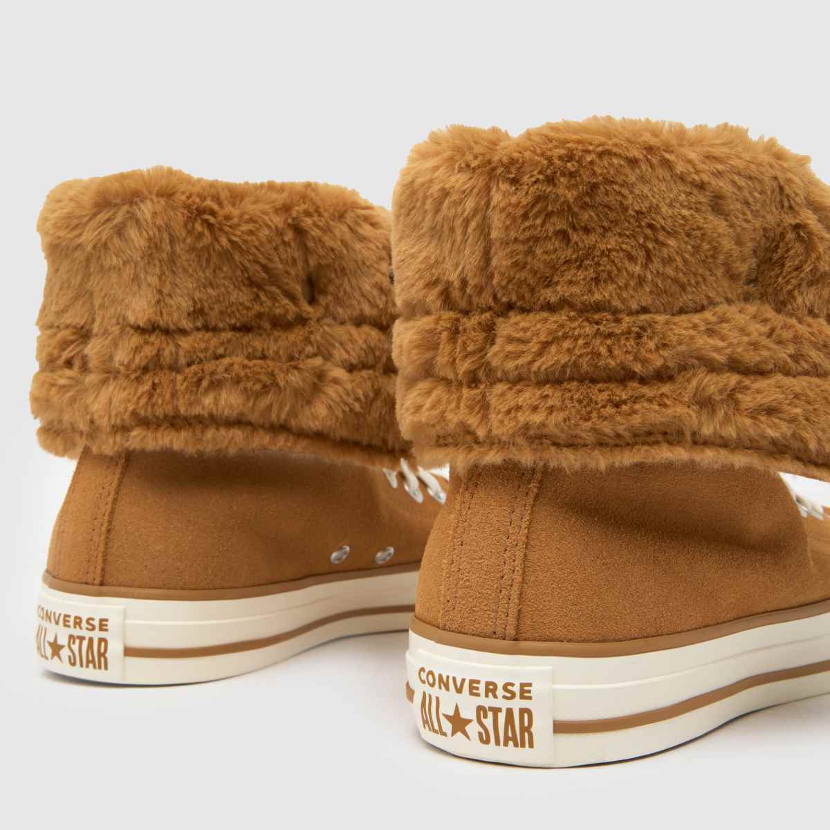 Converse  All Star Fold Over XHi in Tan Converse  All Star Fold Over XHi in Tan