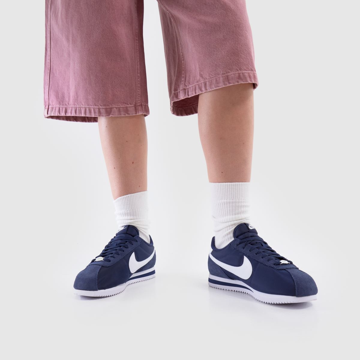 Nike  Cortez in Navy & White Nike  Cortez in Navy & White