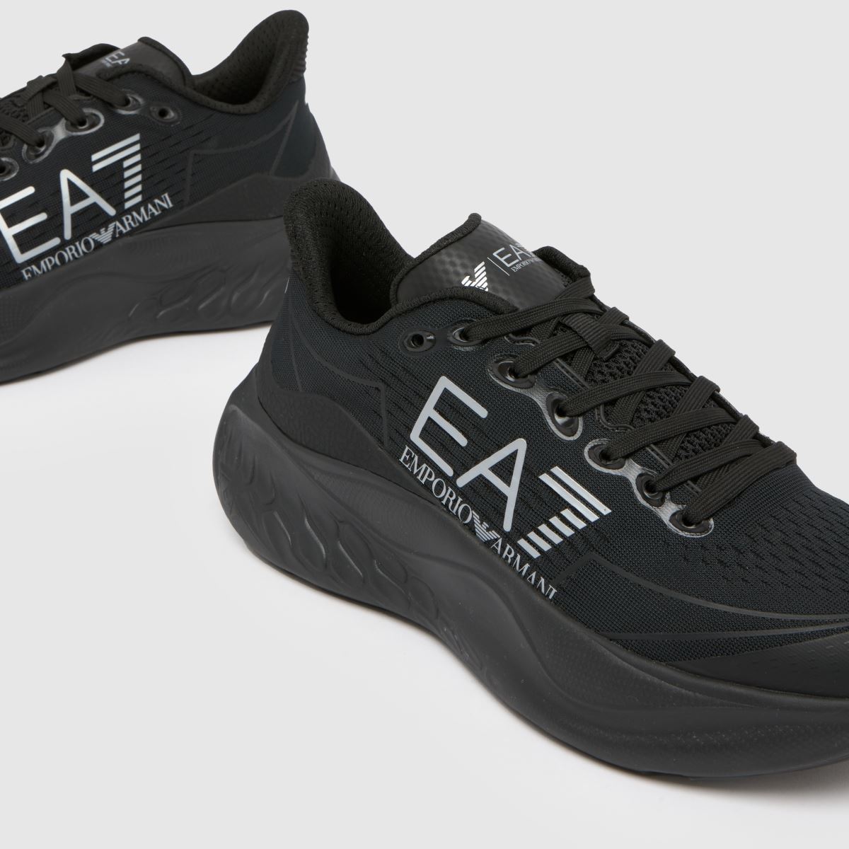 EA7 Emporio Armani  Wave Cracking in Black EA7 Emporio Armani  Wave Cracking in Black