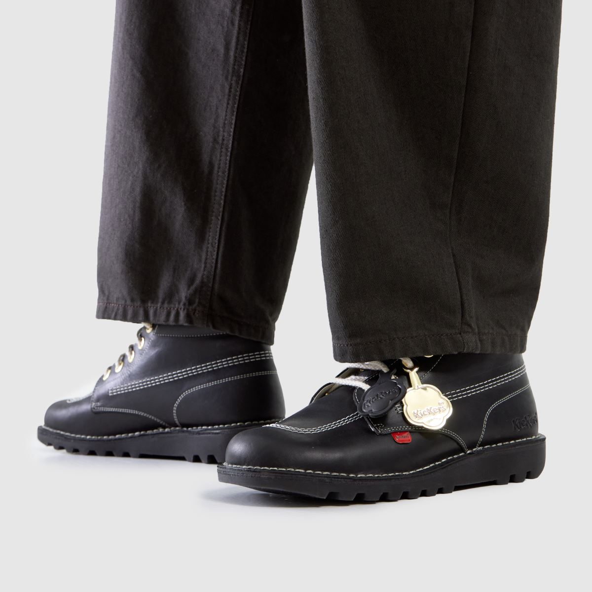 Kickers Classics  Kick Hi Goldie in Black Kickers Classics  Kick Hi Goldie in Black