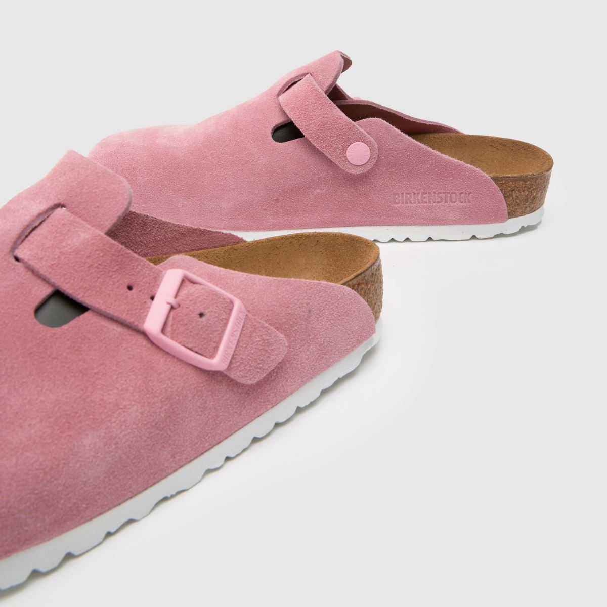 BIRKENSTOCK  Boston Clog in Pale Pink BIRKENSTOCK  Boston Clog in Pale Pink