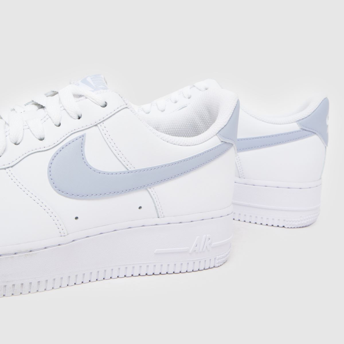 Nike  Air Force 1 in White & grey Nike  Air Force 1 in White & grey