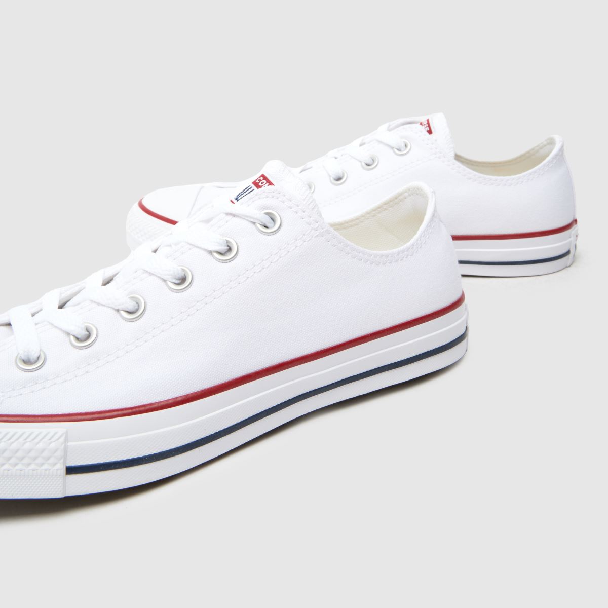 Converse  Wide Fit All Star Ox in White Converse  Wide Fit All Star Ox in White