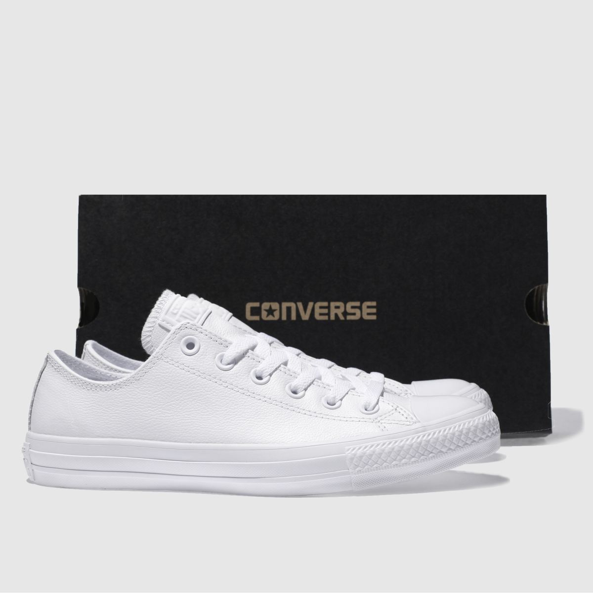 Converse  All Star Mono Ox in White Converse  All Star Mono Ox in White