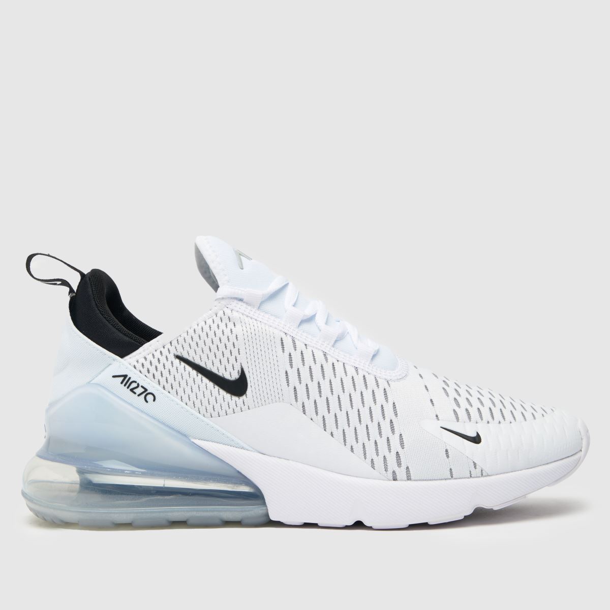Nike  Air Max 270 in White & Black Nike  Air Max 270 in White & Black