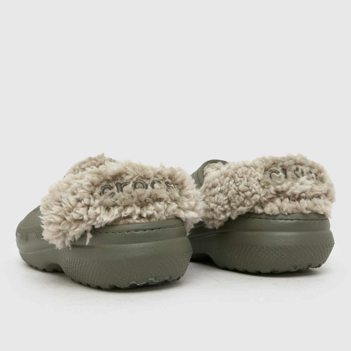 Crocs  Classic Fleece Lined Clog in Khaki Crocs  Classic Fleece Lined Clog in Khaki