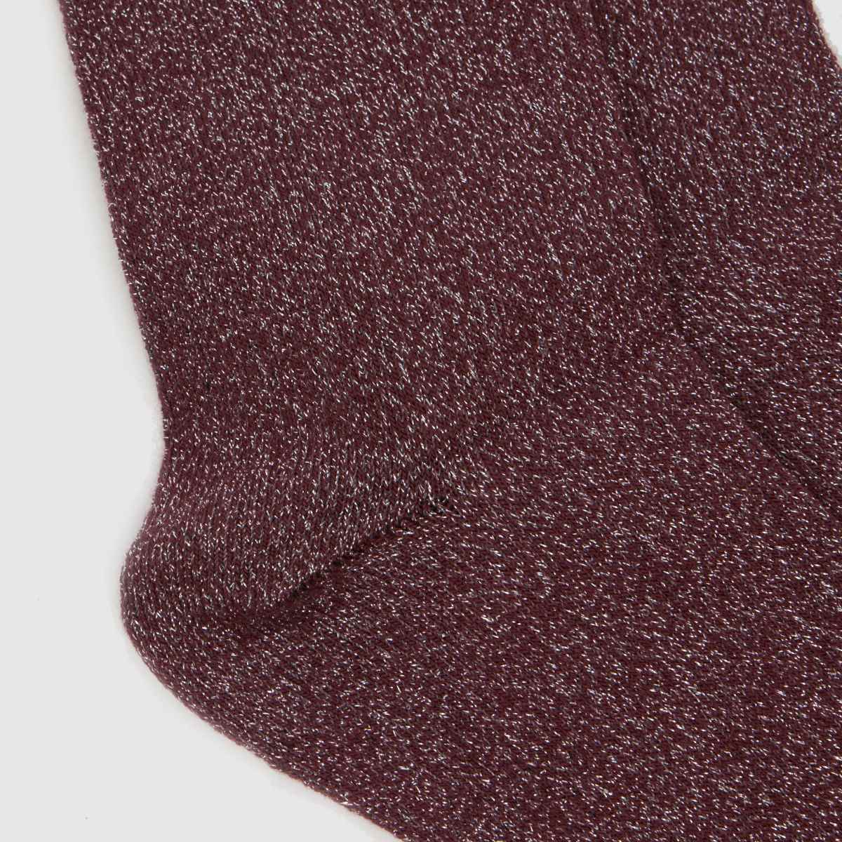 UGG  Lavinia Shimmer Quarter Sock in Burgundy UGG  Lavinia Shimmer Quarter Sock in Burgundy