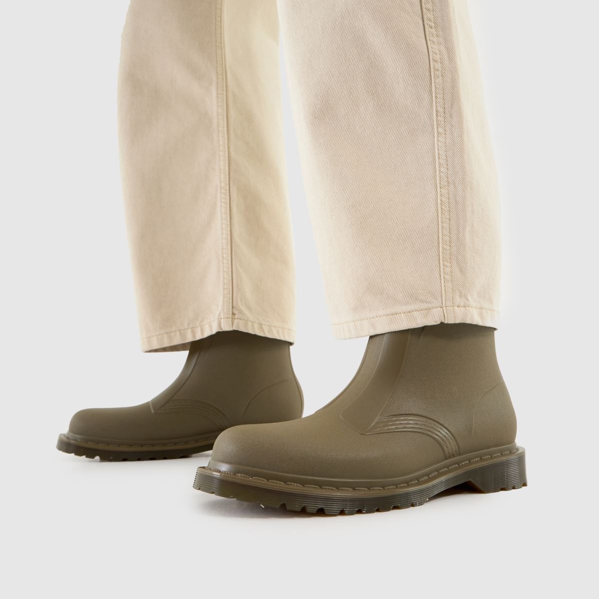 Dr Martens  1460 Rain Pull On in Khaki Dr Martens  1460 Rain Pull On in Khaki
